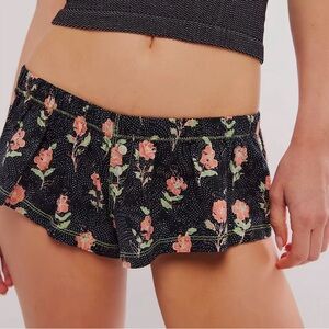 Free People Loungewear Boxer Shorts